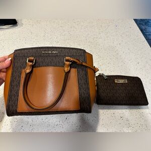 Michael Kors Purse with Matching Wallet
